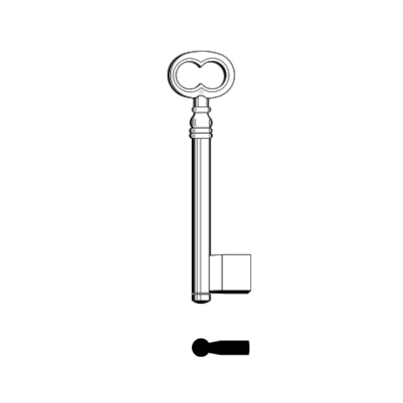 Trezorový klíč 5113/1 (Silca)
