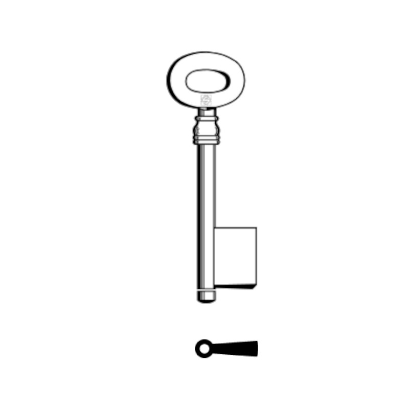 Trezorový klíč 6508 (Silca)