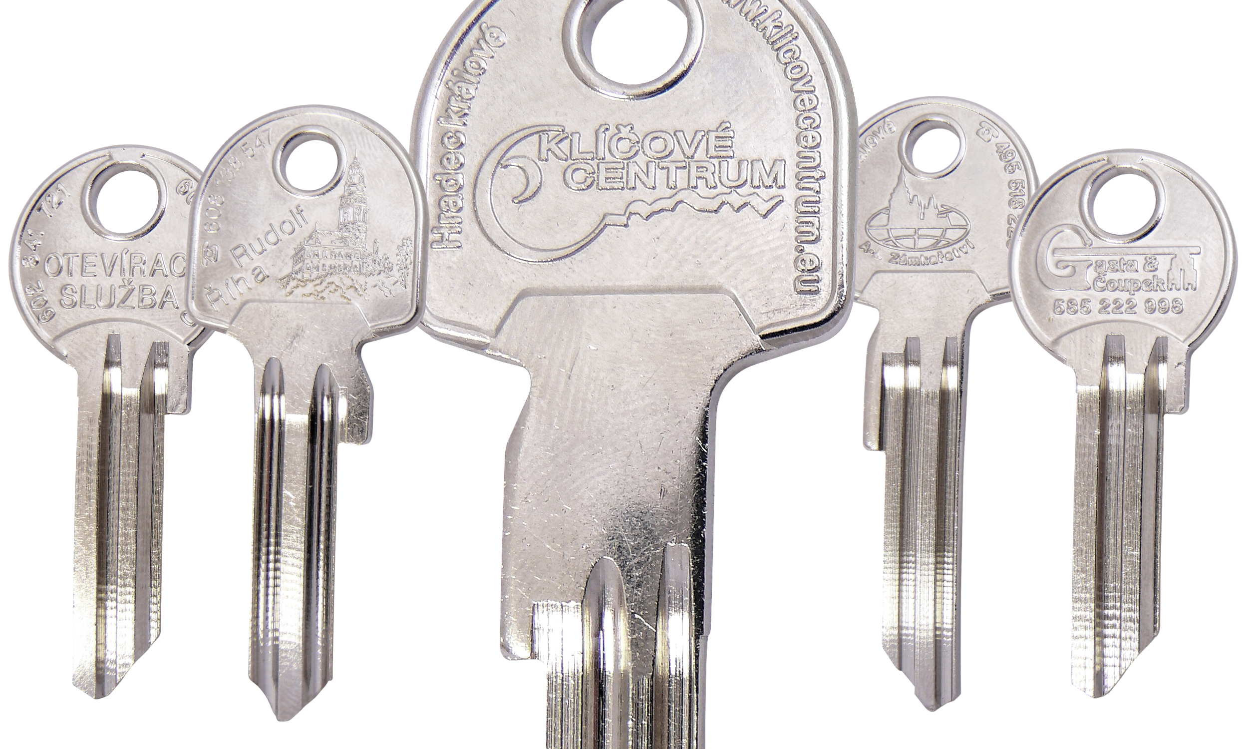 logové klíče