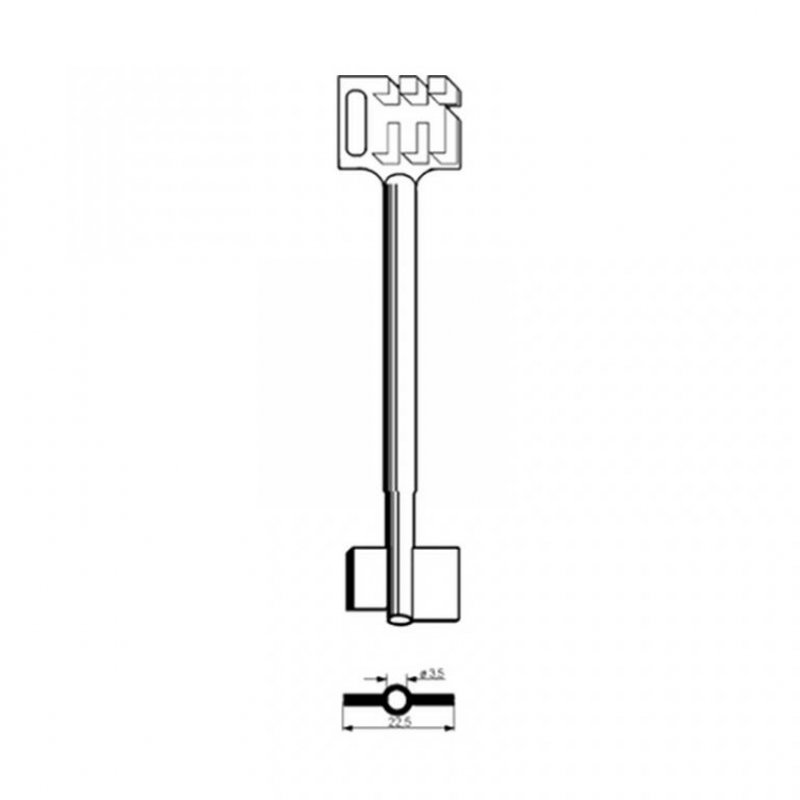 Trezorový klíč CFSM610 (Silca)