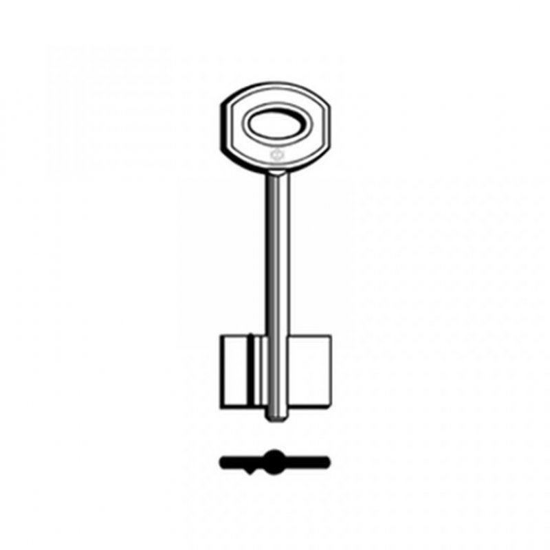 Trezorový klíč 5JW1 (Silca)