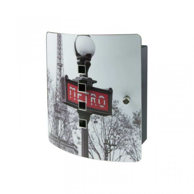 Schránka na klíče s motivem - Paris