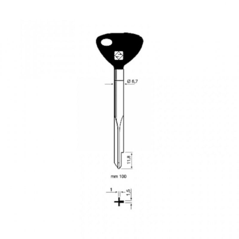 Klíč XBW3P (Silca)