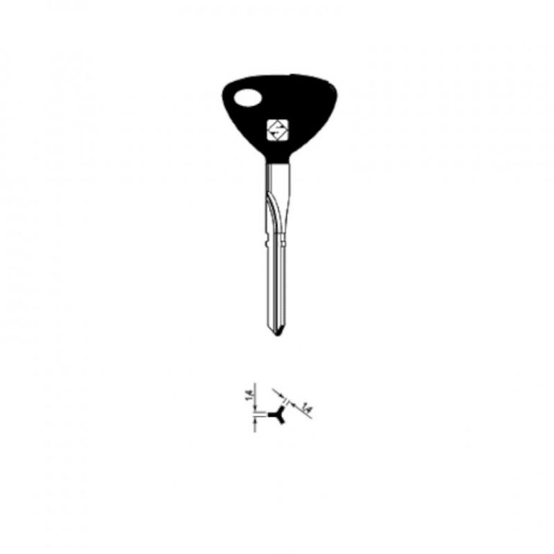 Klíč XFB1P (Silca)