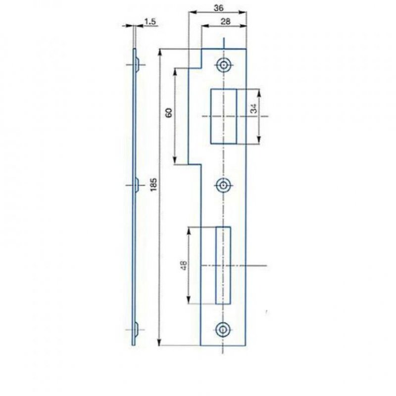 Protiplech 02-03 2/2 - rozměry