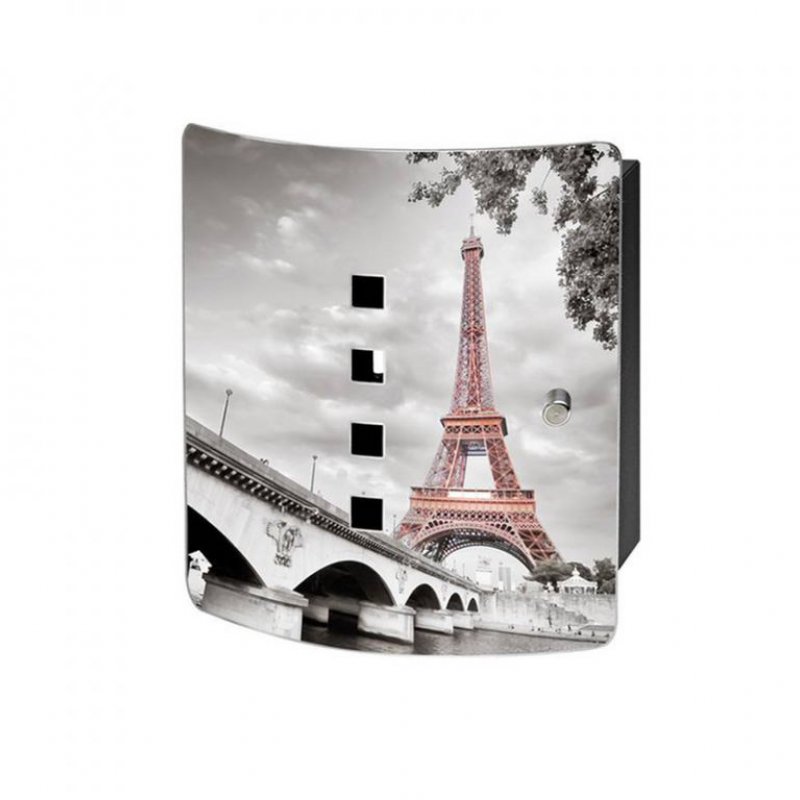 Schránka na klíče s motivem - Eiffel