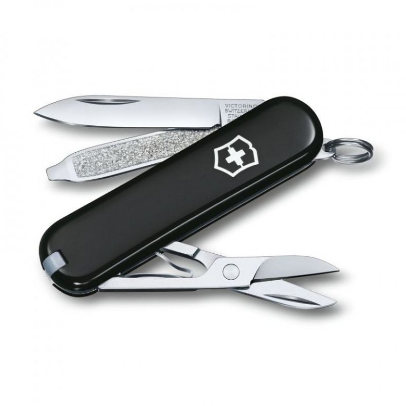 Švýcarský nůž Classic SD - černý