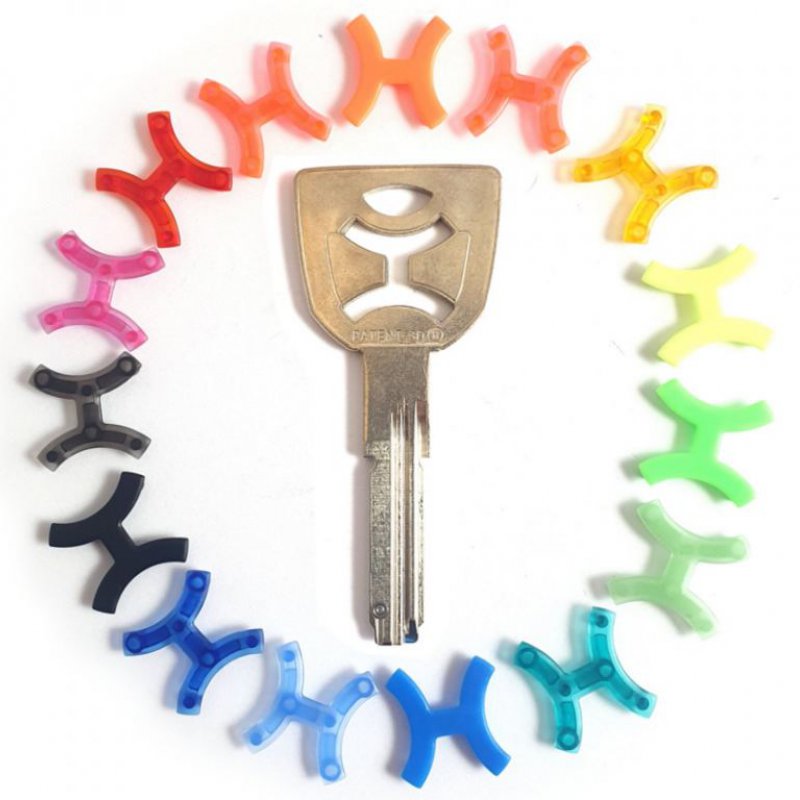 Barevné výplně a klíč bez výplně