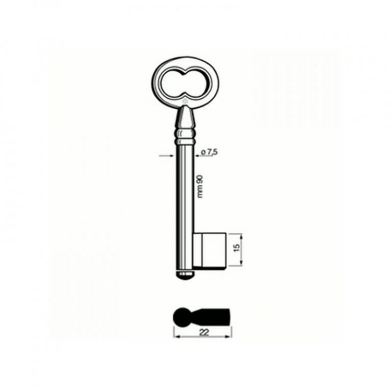 Trezorový klíč 5109
