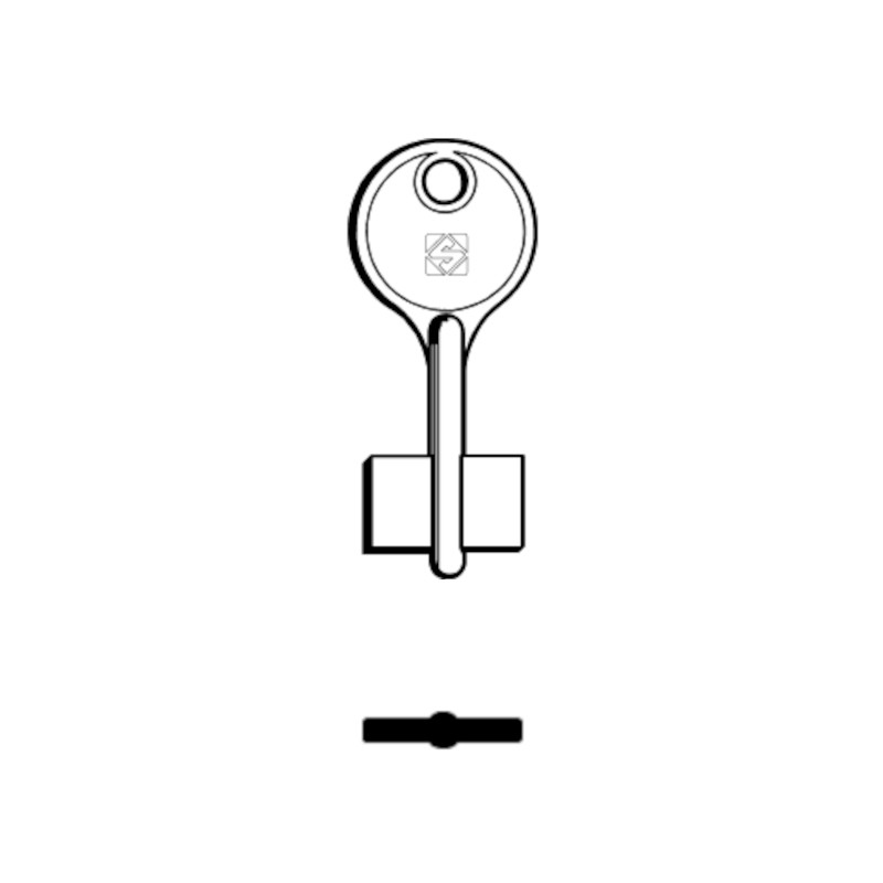 Trezorový klíč 5HRM1 (Silca)