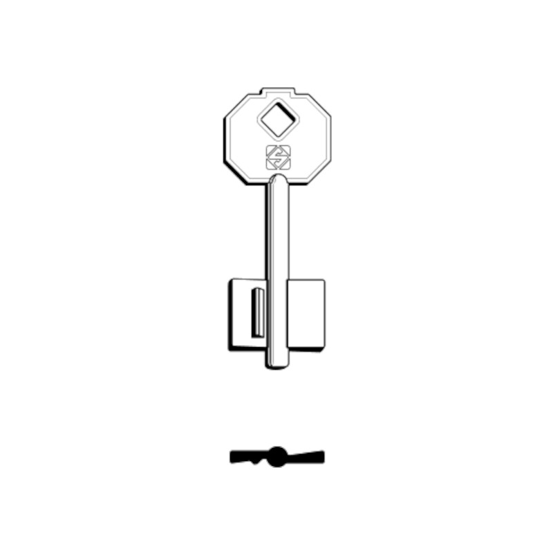 Trezorový klíč 5PF3 (Silca)