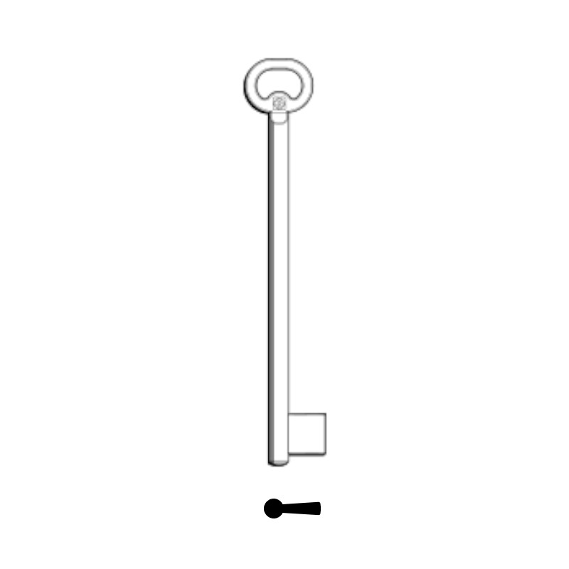 Trezorový klíč 6HOB12 (Silca)