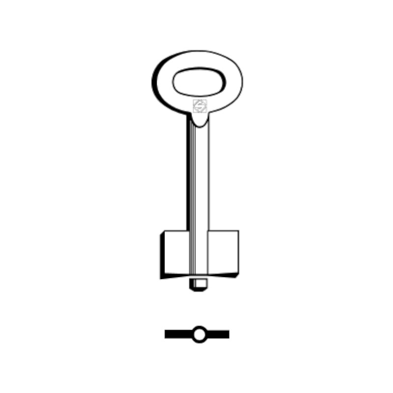 Trezorový klíč 8972 (Silca)